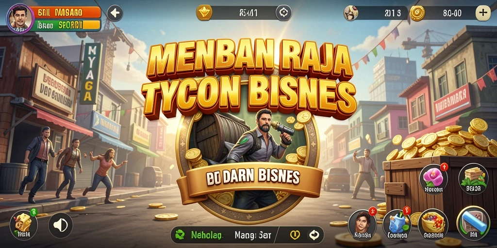 Tampilan gameplay 8II menampilkan strategi bisnis yang menarik.