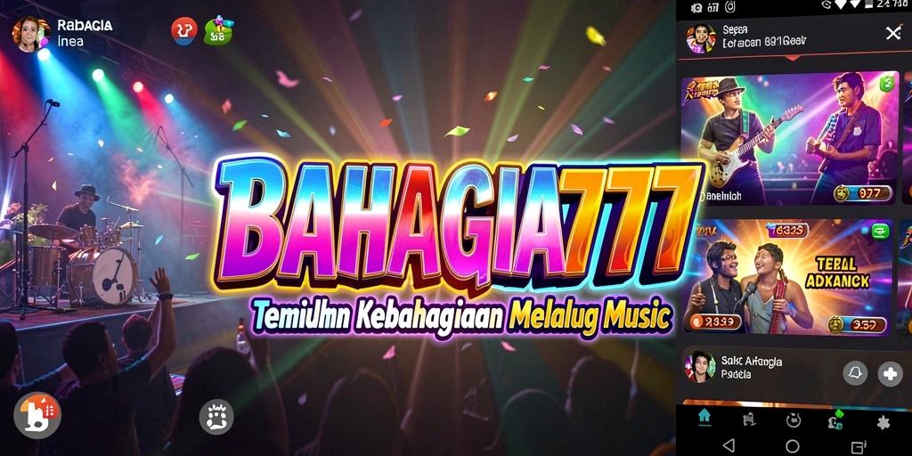 Tampilan gameplay seru dari BAHAGIA777 yang penuh warna.