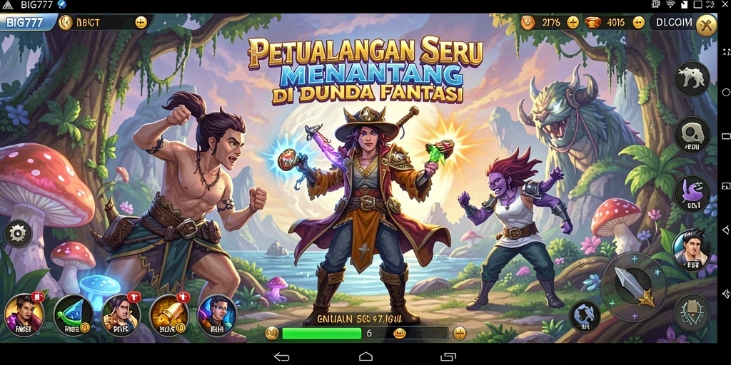 Screenshot BIG777 menampilkan gameplay petualangan yang mendebarkan.