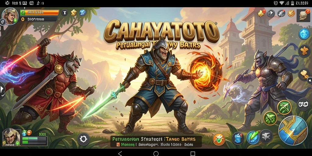 Tampilan gameplay mendebarkan dalam CAHAYATOTO dengan strategi yang intens.