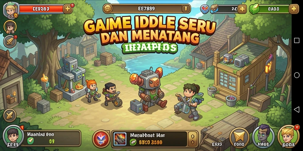 Tampilan menawan dari gameplay <strong>EE789</strong> yang penuh aksi idle.