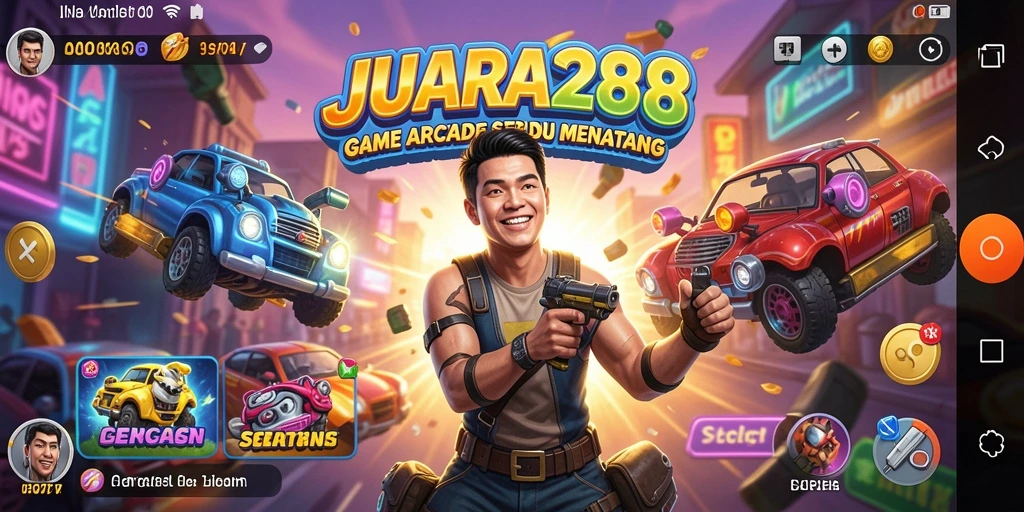 Tampilan dinamis dan gameplay seru JUARA288 dalam aksi.