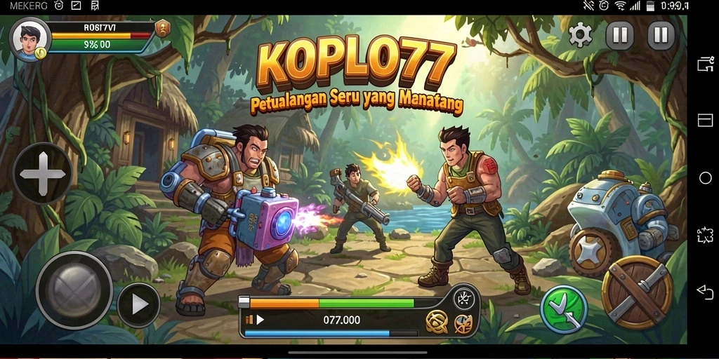 Tampilan gameplay KOPLO77 yang mendebarkan dan menarik.