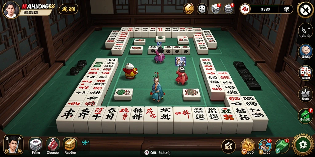 Tampilan gameplay <strong>MAHJONG288</strong> yang menenangkan dan adiktif.