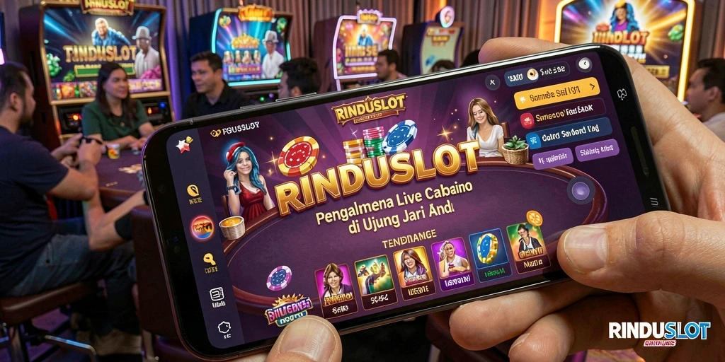 Gameplay RINDUSLOT yang menghibur dengan dealer profesional.