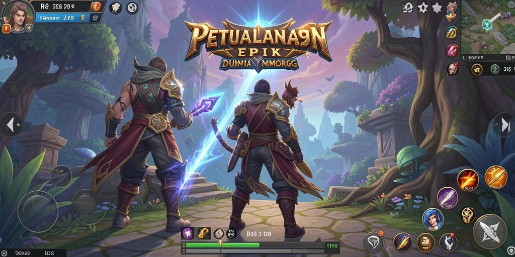 Tampilan gameplay RP8 yang memukau dan epik dalam pertempuran.