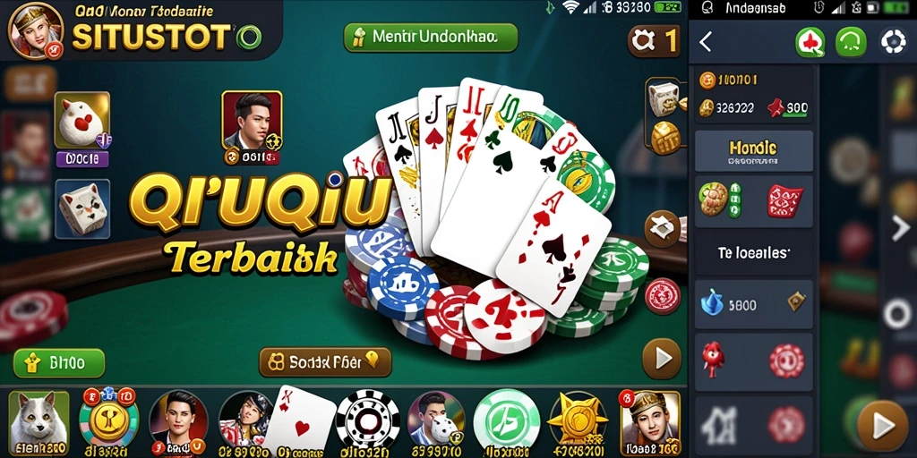 Screenshot utama SITUSTOTO menampilkan atmosfer seru permainan QiuQiu.