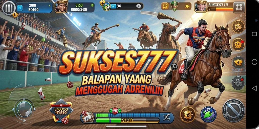 Tampilan menegangkan dari balapan di SUKSES777 dengan kualitas grafis tinggi.